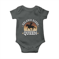 Melanin Rodeo Queen Baby Onesie Cowgirl Riding Horse African American Cowgirls Retro