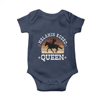 Melanin Rodeo Queen Baby Onesie Cowgirl Riding Horse African American Cowgirls Retro