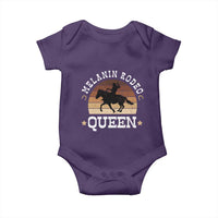 Melanin Rodeo Queen Baby Onesie Cowgirl Riding Horse African American Cowgirls Retro