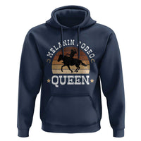 Melanin Rodeo Queen Hoodie Cowgirl Riding Horse African American Cowgirls Retro
