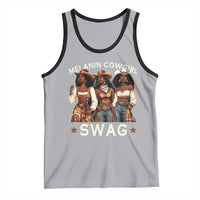Melanin Cowgirl Swag Tank Top Cool African American Cowgirls Black History
