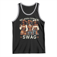 Melanin Cowgirl Swag Tank Top Cool African American Cowgirls Black History