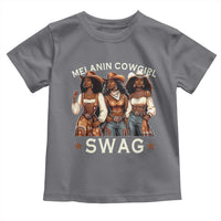 Melanin Cowgirl Swag Toddler T Shirt Cool African American Cowgirls Black History
