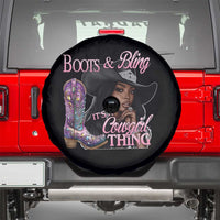 Melanin Cowgirl Spare Tire Cover Boots & Bling its a Cowgirl Thing Black Cowgirl Melanin