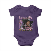 Melanin Cowgirl Baby Onesie Boots & Bling its a Cowgirl Thing Black Cowgirl Melanin