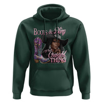 Melanin Cowgirl Hoodie Boots & Bling its a Cowgirl Thing Black Cowgirl Melanin