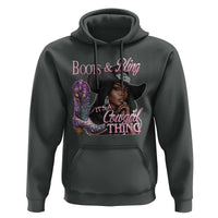 Melanin Cowgirl Hoodie Boots & Bling its a Cowgirl Thing Black Cowgirl Melanin