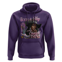 Melanin Cowgirl Hoodie Boots & Bling its a Cowgirl Thing Black Cowgirl Melanin