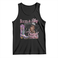 Melanin Cowgirl Tank Top Boots & Bling its a Cowgirl Thing Black Cowgirl Melanin