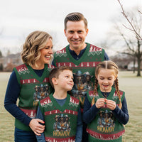 Howdy Melanin Cowgirl V-Neck Knit Sweater Vest Retro Western Rodeo African American Women Black History - Wonder Print Shop