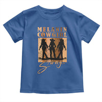 Melanin Cowgirl Swag Toddler T Shirt African American Cowgirls Black History Pride Retro