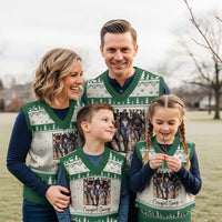 Melanin Cowgirl Swag V-Neck Knit Sweater Vest African American Cowgirls Black History Pride - Wonder Print Shop