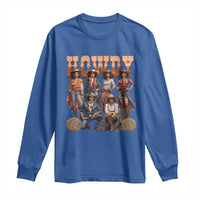 Howdy Melanin Cowgirl Long Sleeve Shirt Black History Western Rodeo Texas
