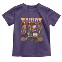 Howdy Melanin Cowgirl Toddler T Shirt Black History Western Rodeo Texas
