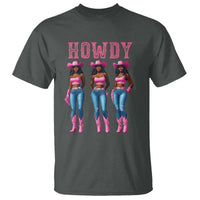 Howdy Melanin Cowgirl T Shirt Howdy Melanin Black Women Western Rodeo Black Cowgirls