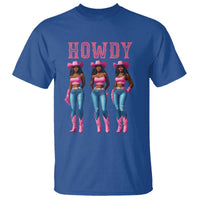 Howdy Melanin Cowgirl T Shirt Howdy Melanin Black Women Western Rodeo Black Cowgirls