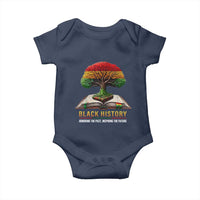 Black History Teacher Baby Onesie Honoring The Past Inspiring The Future Tree of Life