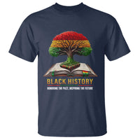 Black History Teacher T Shirt Proud Black Culture Tree of Life