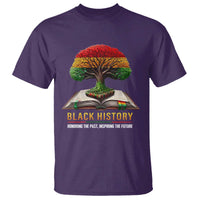 Black History Teacher T Shirt Proud Black Culture Tree of Life