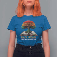 Black History Teacher T Shirt For Women Proud Black Culture Tree of Life