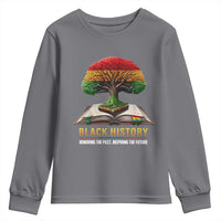 Black History Teacher Youth Sweatshirt Honoring The Past Inspiring The Future Tree of Life