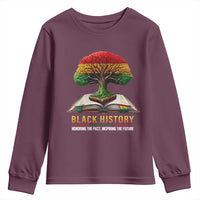Black History Teacher Youth Sweatshirt Honoring The Past Inspiring The Future Tree of Life
