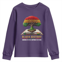 Black History Teacher Youth Sweatshirt Honoring The Past Inspiring The Future Tree of Life