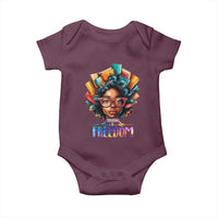 Black History Education Is Freedom Baby Onesie Black Teacher Books
