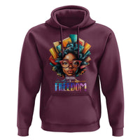 Black History Education Is Freedom Hoodie Black Teacher Books