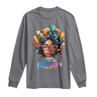 Black History Education Is Freedom Long Sleeve Shirt Black Teacher Books