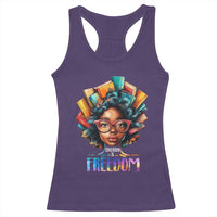Black History Education Is Freedom Racerback Tank Top Black Teacher Books