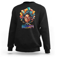 Black History Education Is Freedom Sweatshirt Black Teacher Books
