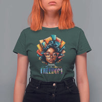 Black History Education Is Freedom T Shirt For Women Black Teacher Books