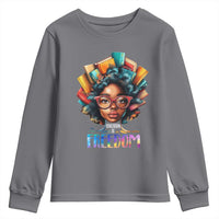 Black History Education Is Freedom Youth Sweatshirt Black Teacher Books