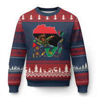 Black Son Future Leader Ugly Christmas Sweater African American Pride Black History Month - Wonder Print Shop