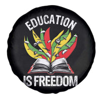 Education Is Freedom Spare Tire Cover Teaching Black History Month Books