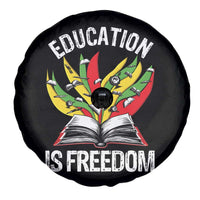Education Is Freedom Spare Tire Cover Teaching Black History Month Books