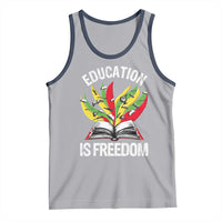 Education Is Freedom Tank Top Teaching Black History Month Books