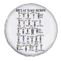 ABCs of Black History Month Spare Tire Cover Black Excellence Pride