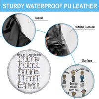 ABCs of Black History Month Spare Tire Cover Black Excellence Pride