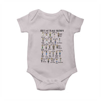 ABCs of Black History Month Baby Onesie Black Excellence Pride
