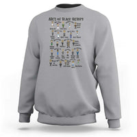 ABCs of Black History Month Sweatshirt Black Excellence Pride