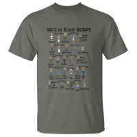 ABCs of Black History Month T Shirt Black Excellence Pride