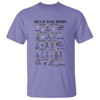 ABCs of Black History Month T Shirt Black Excellence Pride