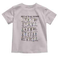 ABCs of Black History Month Toddler T Shirt Black Excellence Pride
