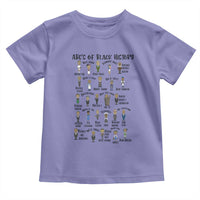 ABCs of Black History Month Toddler T Shirt Black Excellence Pride