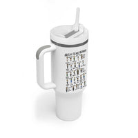 ABCs of Black History Month Tumbler With Handle Black Excellence Pride