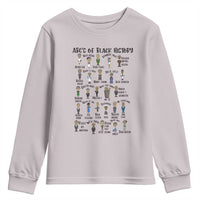 ABCs of Black History Month Youth Sweatshirt Black Excellence Pride