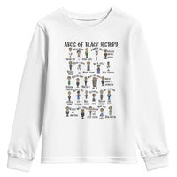 ABCs of Black History Month Youth Sweatshirt Black Excellence Pride