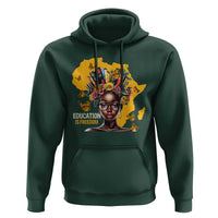 Education Is Freedom Hoodie Black Teacher Books Black History Month
